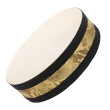 Wooden Ocean Drum with DoubleSided Sheepskin for Yoga, Meditation and Realistic Wave Sound