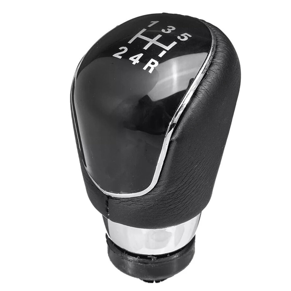 5 Speed Gear Shift Knob For Honda Civic, Pu Leather, Ergonomic Grip, Easy Installation Black 9092120608809