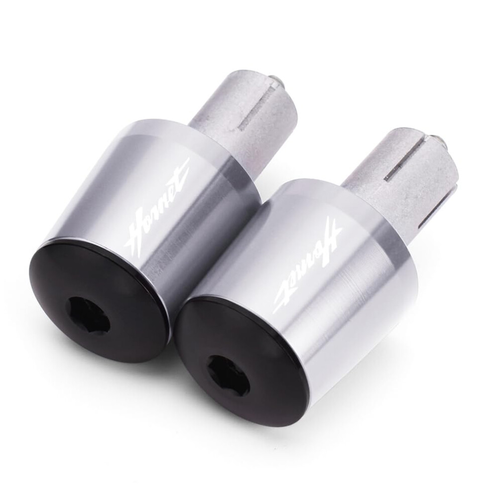 Motorcycle Handlebar Grips With Cnc Aluminum Bar End Caps, 7/8 Inch Universal Fit, Vibration Reduction 9169991820057