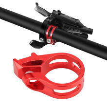 Aluminiumlegierung Fahrradschalthebel-Auslöser Klemme 22,2 mm Rot für SRAM