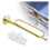 Brass Bugle B Flat with Authentic Cavalry Design for Ceremonial and Marching Band Use 4