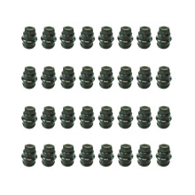 Black Wheel Lug Nut Covers Set of 32 for Chevy Silverado 1500 19992010 CorrosionResistant