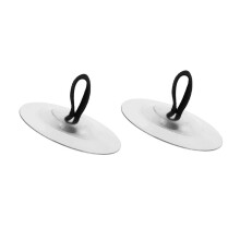 2Pcs Copper and Silver Finger Cymbals Set with Bright Clear Sound for Dance and Music Education