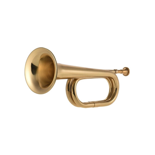 B Flat Brass Bugle with Precise Tuning and Authentic Cavalry Design for Military Parade 2