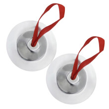 Mini Finger Cymbals Tunable Belly Dance Zills Crisp Loud Sound SilverTone for Show