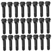 100pcs Tubeless Tire Valve Stems Durable Rubber Zinc Core for Car Motorcycle Bicycle Tires