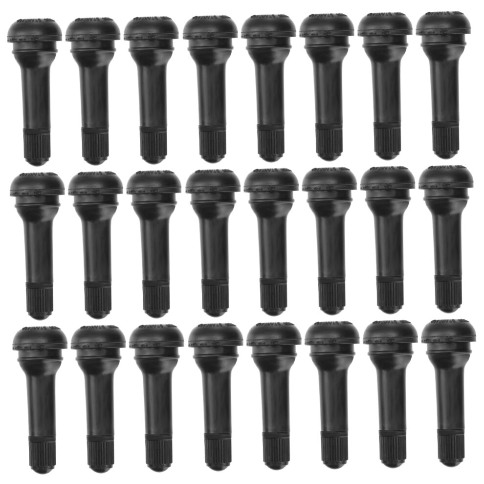 100Pcs Tubeless Tire Valve Stems Durable Rubber Zinc Core For Car Motorcycle Bicycle Tires 9053599212256