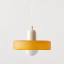 Orange Glass Chandelier Vintage Pendant Light for Kitchen Island and Dining Room Elegant Lighting