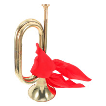 Trumpet for Beginners Brass Bugle with Pure Stable Tone Ergonomic Grip for School Band Students