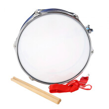 13 Inch Beginner Snare Drum for Kids, Dual Tone Sound, Lightweight Practice Blue Drum