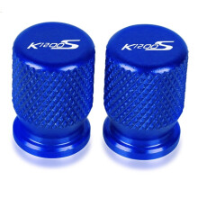 CNC Aluminum Motorcycle Valve Stem Caps Anodized Blue Universal Fit for BMW K1200S K1300S