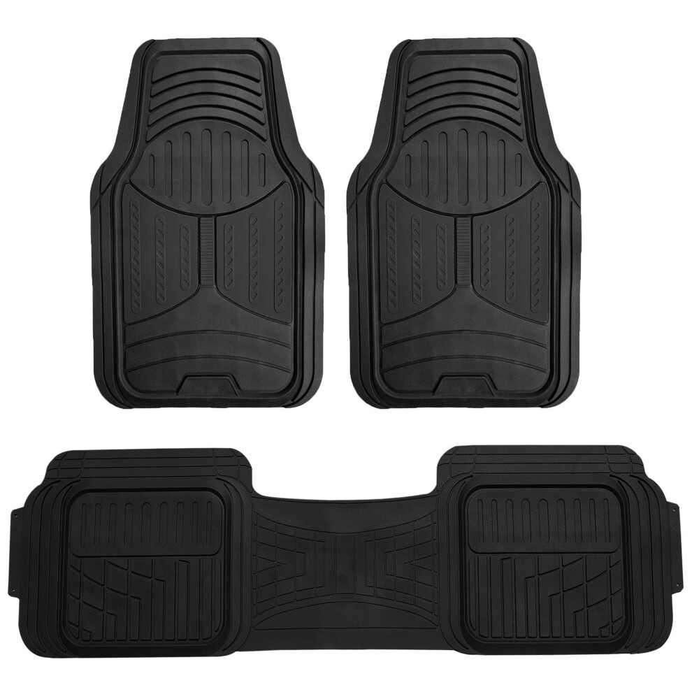 Car Floor Mats All Weather Protection Heavy Duty Universal Fit Rubber Full Set For Sedan Suv Truck 9092120609691