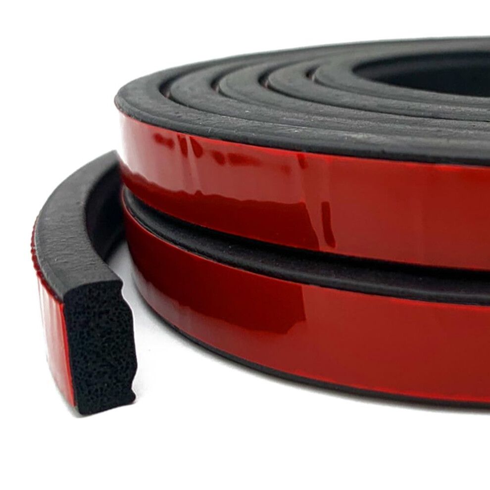 Selfadhesive Epdm Weather Stripping Foam Rubber Seal 26Ft For Boat Rv Garage Door Window 9455672133081