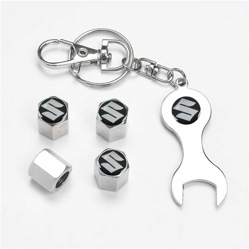 Tire Valve Stem Caps Replacement For Suzuki, Antitheft Dustproof, Corrosion Protection, 4 Pcs 9053599212768