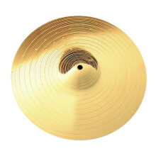 20 Inch Crash Cymbal with Clear Bright Sound, Durable Thickened Alloy for Practice and Studio