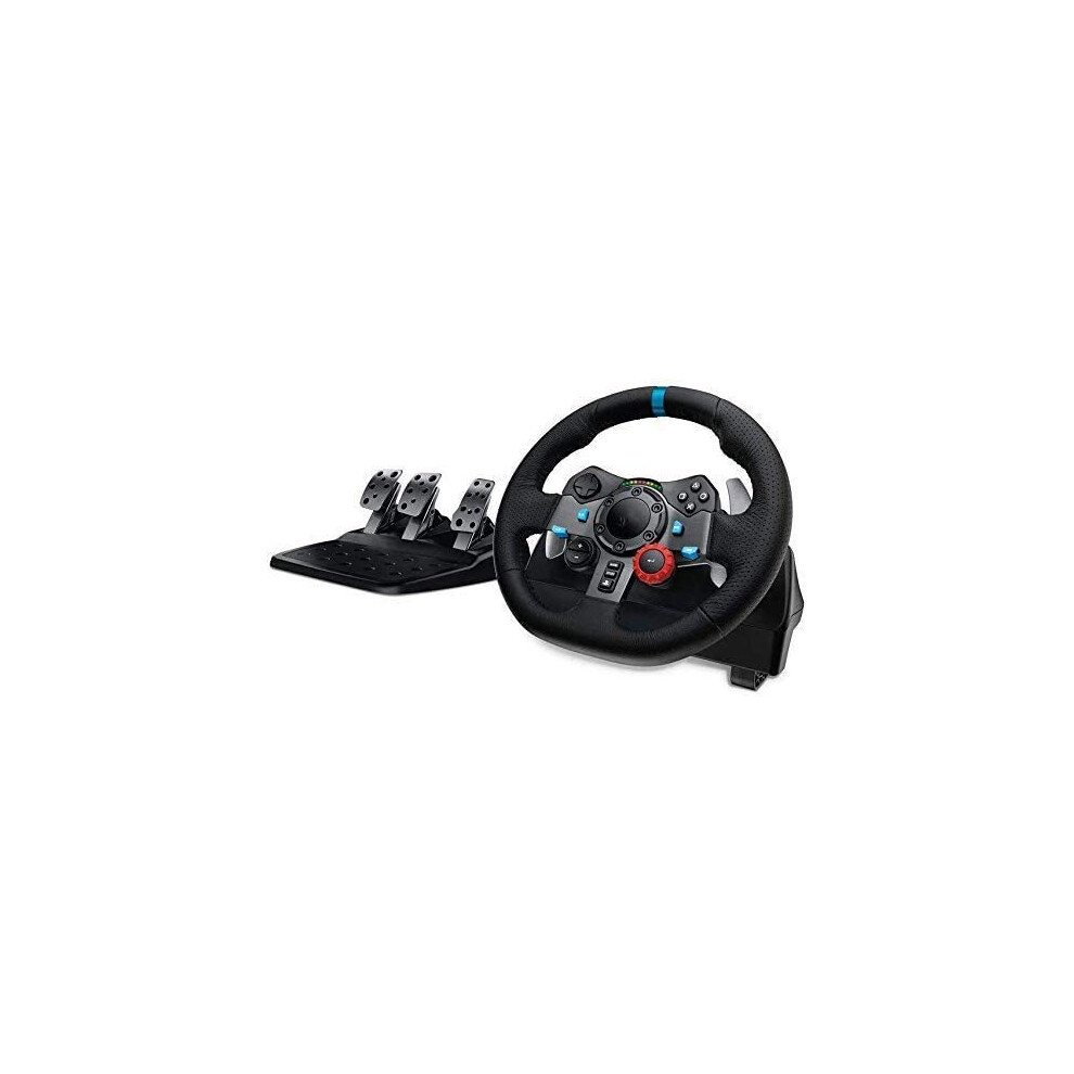 Racing Steering Wheel For Ps4 Ps3 Pc With Pedals, Realistic Force Feedback, Multiplatform 9169991821603