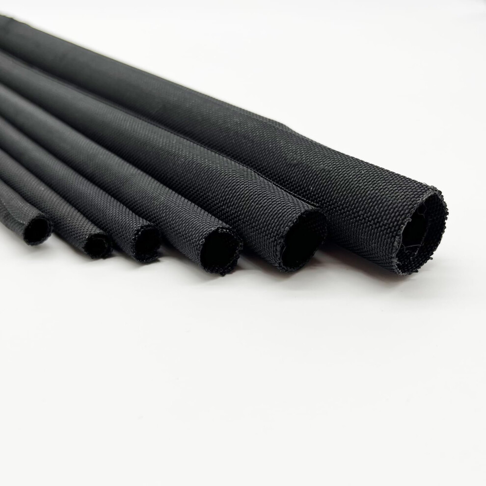 Cable Management Sleeve Split Braided 10Mm Id 5M Pet Chew Resistant Selfclosing Wire Loom 9174973723677
