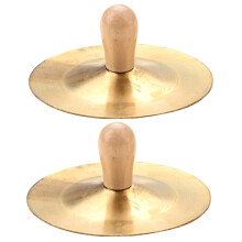 Small Metal Finger Cymbals with Clear Chime Sound for Belly Dance and Dance Performances