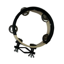 ZOOMELLA Percussion Jingle Tambourine Dance Compact Wedding Party Handheld Tambourine Beige|Tambourines|Musical Instruments & Gear