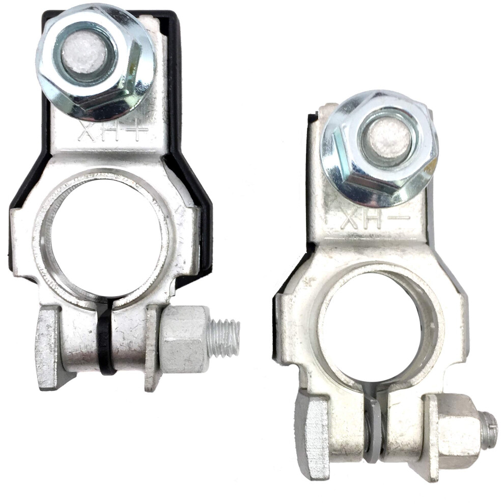 Car Battery Terminal Clamp Set Positive And Negative Oem Fit Corrosionresistant Post M8 Nut 9455672133586