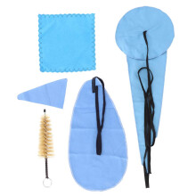 Alto Saxophone Cleaning Kit 5 Piece with 3D Moisture Removal, Reusable Cloth and Brush