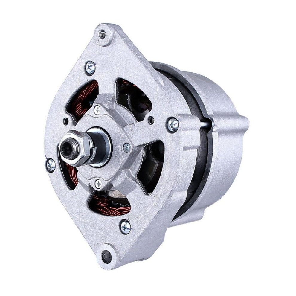 24V 45A Heavy Duty Excavator Alternator With Internal Regulator, M8 Terminal, External Fan 9053599213536