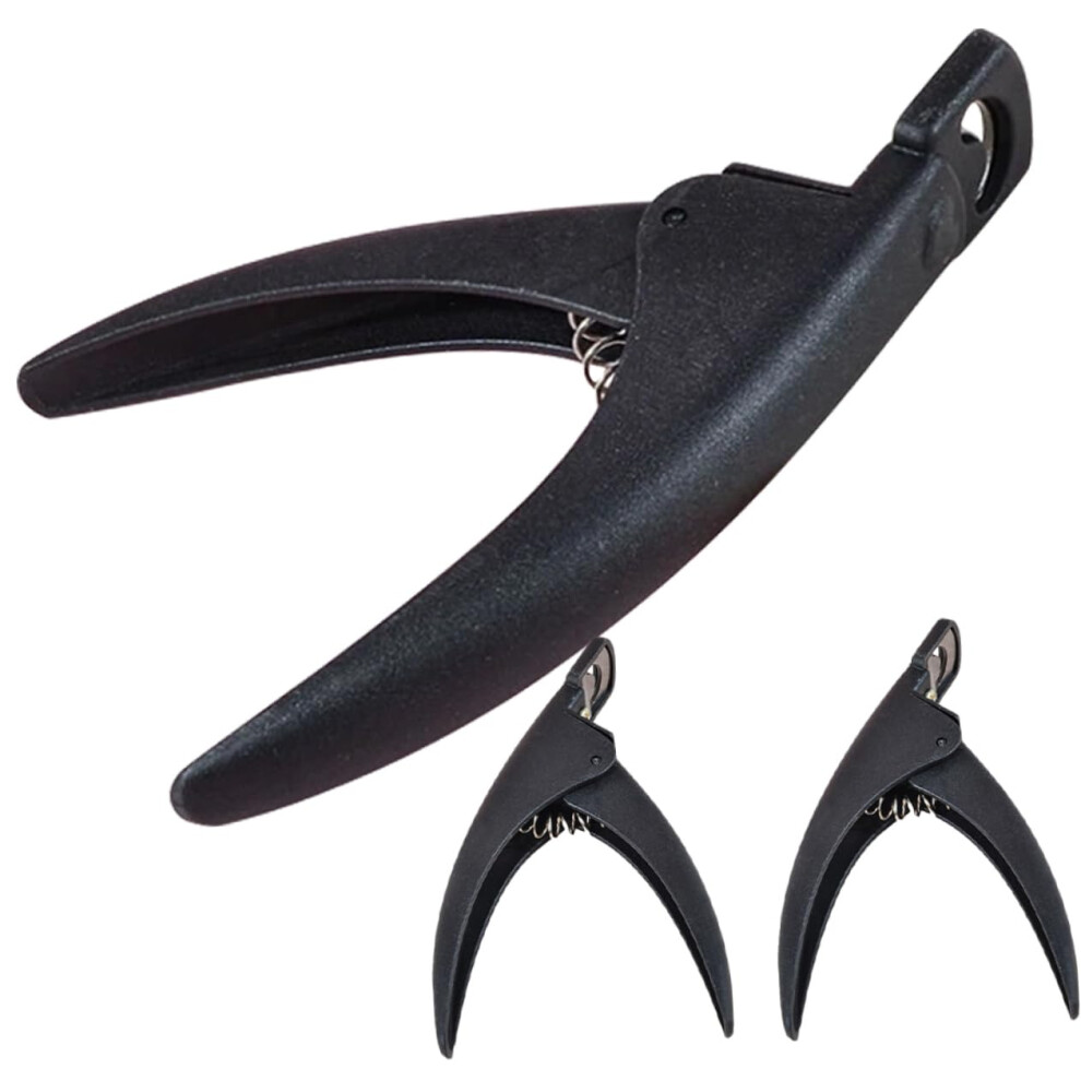 3pcs Almond Shape Stainless Steel Nail Clippers for Precision Trimming Manicure Home and Salon