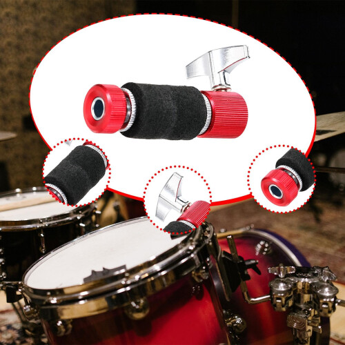 Red Hi Hat Clutch Heavy Duty Drum Hardware Secure Cymbal Mounting Quick Installation 1