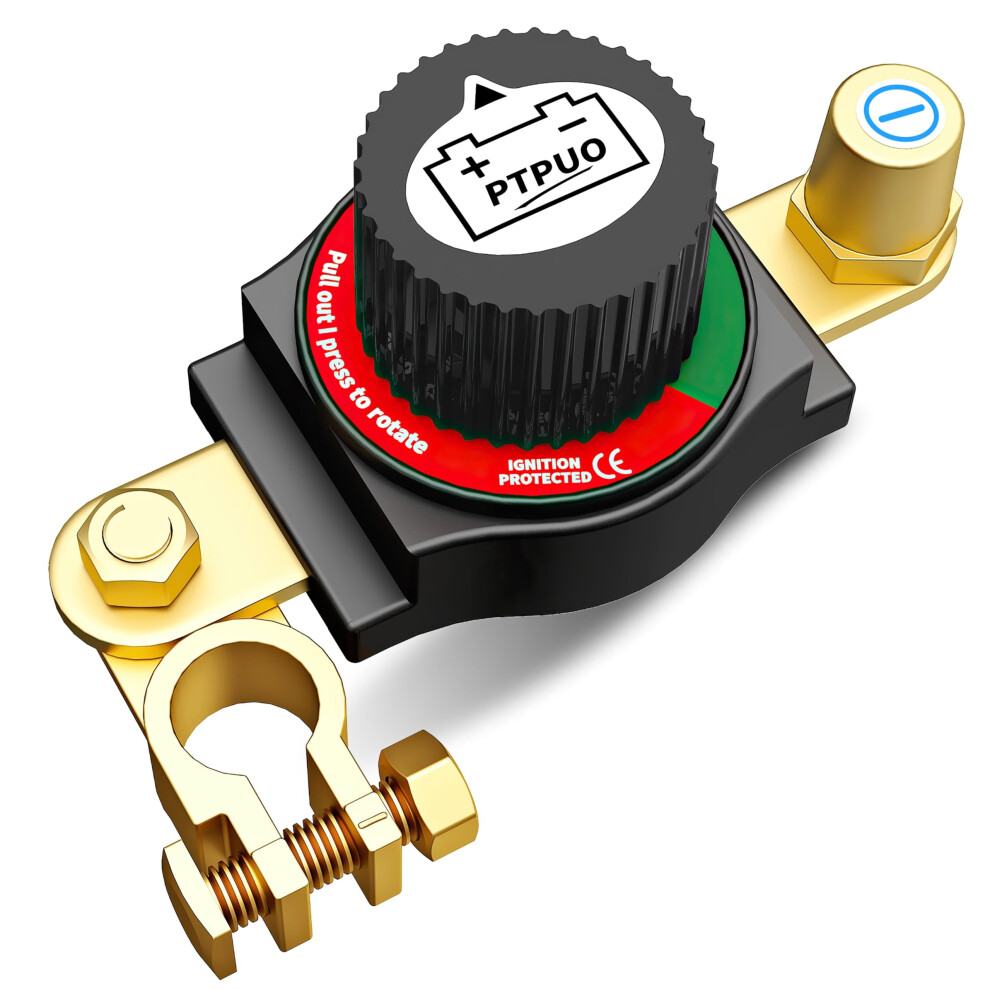 Battery Disconnect Switch 12V48v For Car Rv Boat Truck Atv, Negative Terminal 1517Mm, Prevents Battery Drain 9092120611472