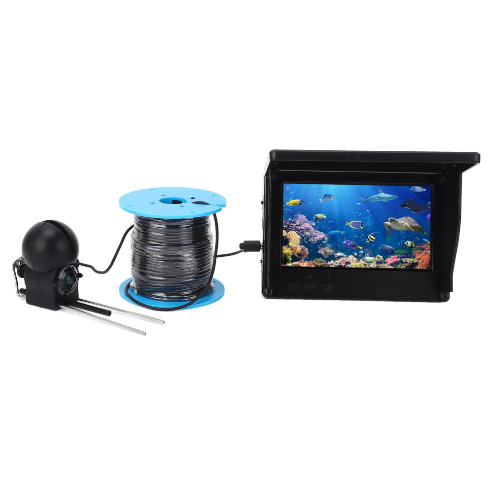 1080P Underwater Fishing Camera With 30M Cable, 4.3In Lcd Screen For Ice Fishing And Boat Use 9169991823249