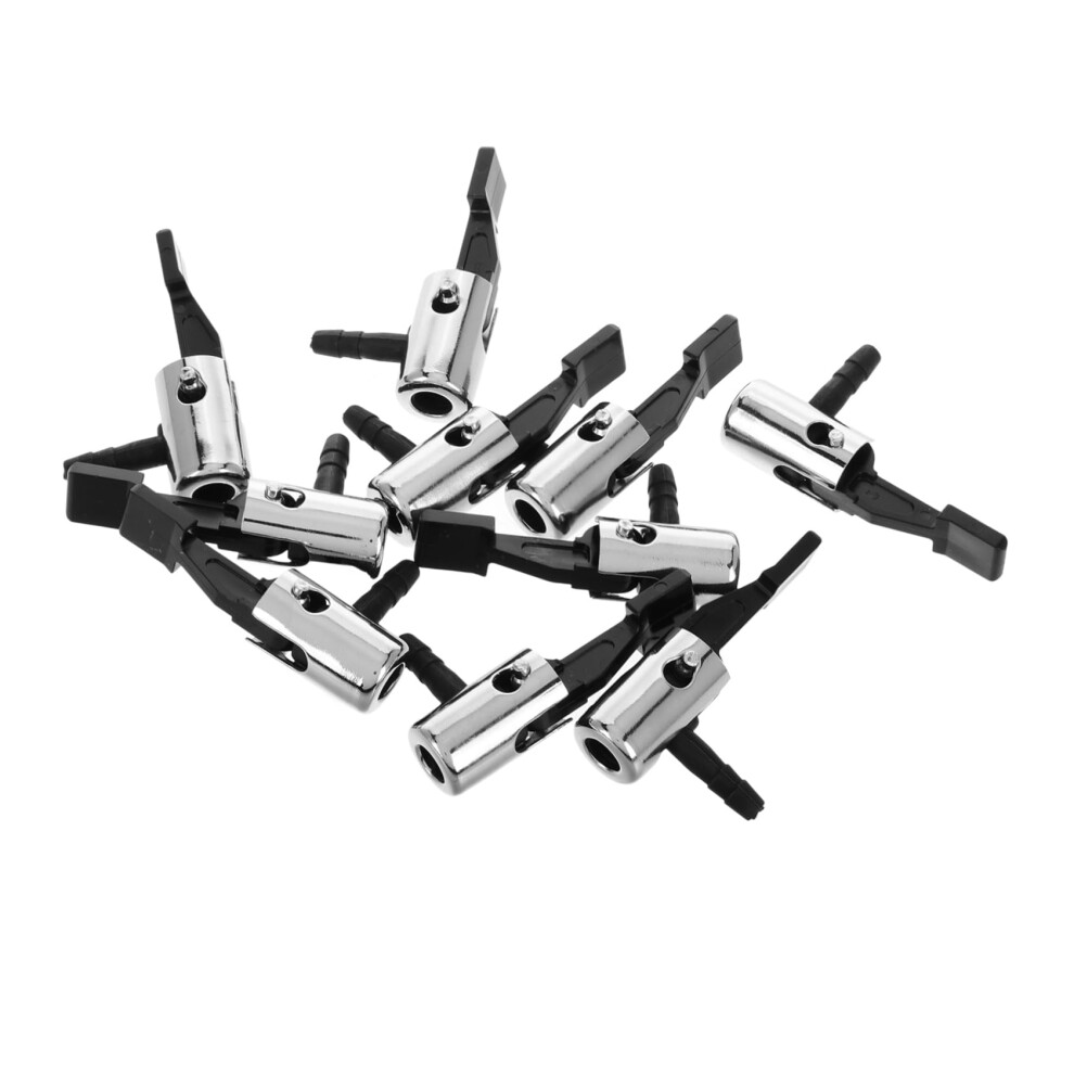 10Pcs Schrader Valve Adapter Set With Locking Tire Chuck For Bike And Car Tire Inflation 9053599214236