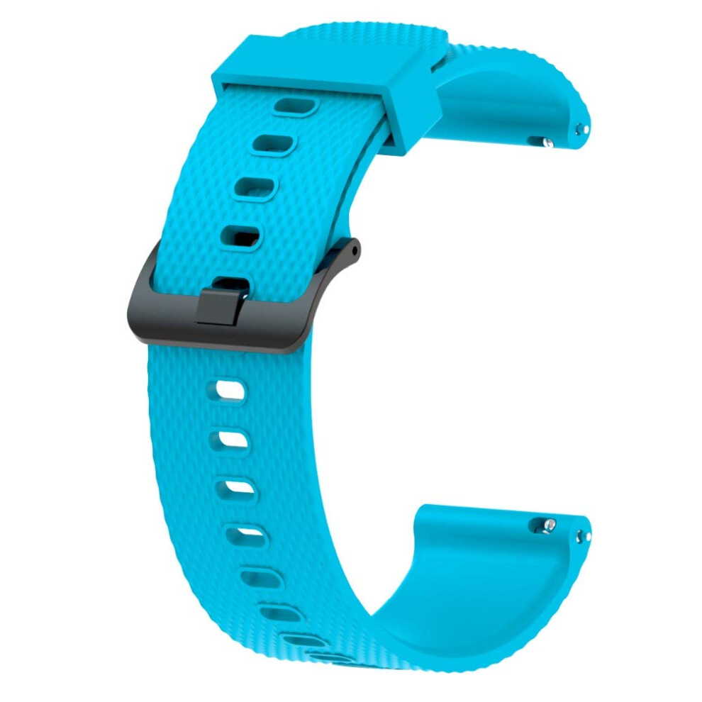 Watch Band Skyblue 20Mm Silicone Quick Release Strap For Garmin Venu Adjustable Comfort 9174973725244