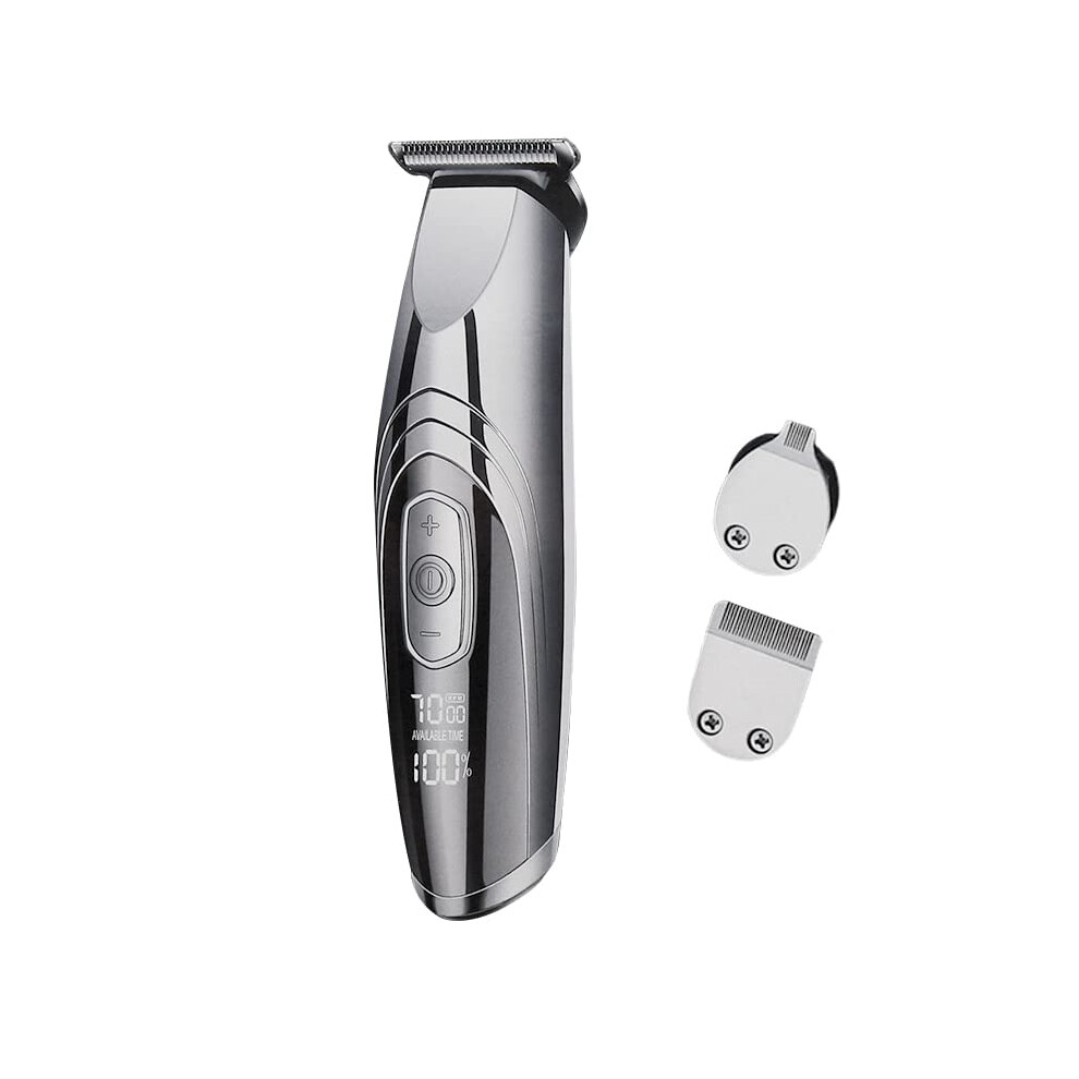 Hair Clippers for Men with LCD Display, SelfSharpening Blades, Rechargeable LowNoise Trimmer