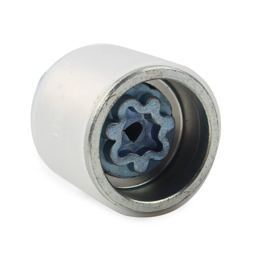 Wheel Lock Nuts with AntiTheft Security Key, Cone Seat Fit, Molybdenum Steel Lug Nut Set for Audi 1