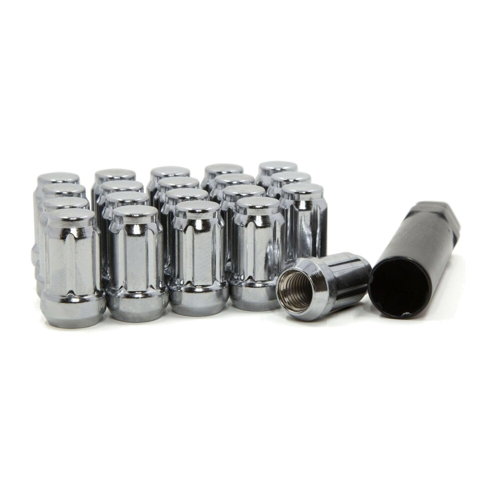 12X1.25 Wheel Lug Bolts Set Chrome Steel With Key For Suzuki Subaru Scion Saab Geo Chevy 9092120668278
