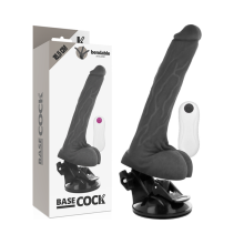 BASECOCK Vibratore con Telecomando Nero