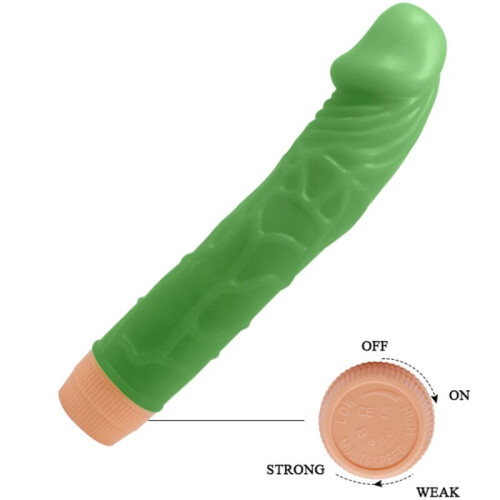 BAILE - BILL REALISTIC VIBRATOR 22.5 CM GREEN 1
