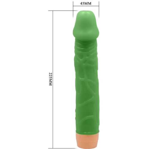 BAILE - BILL REALISTIC VIBRATOR 22.5 CM GREEN 2