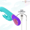 INTENSE - MONICA RABBIT VIBRATOR WITH ROTATING G-SPOT STIMULATOR BLUE 5