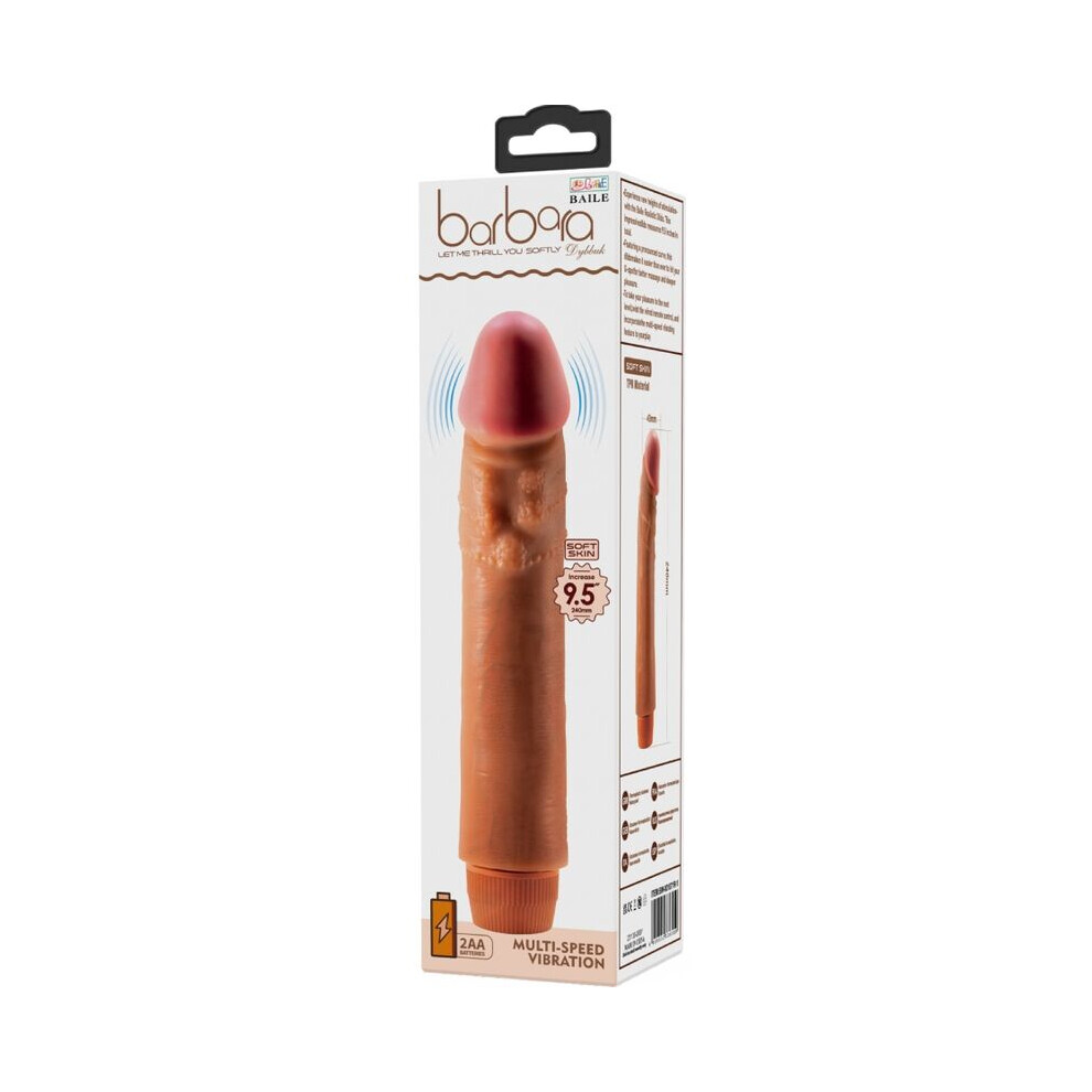 Baile - Dybbuk Realistic Vibrator 24 Cm Mulatto