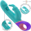 INTENSE - MONICA RABBIT VIBRATOR WITH ROTATING G-SPOT STIMULATOR BLUE 6