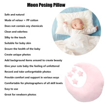 Cute Soft Newborn Moon Photo Prop