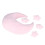 Newborn Moon Pillow Prop Soft Pink 1
