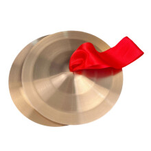 9cm Professional Finger Cymbals with Secure Strap Grip for Adults and Stage Performance