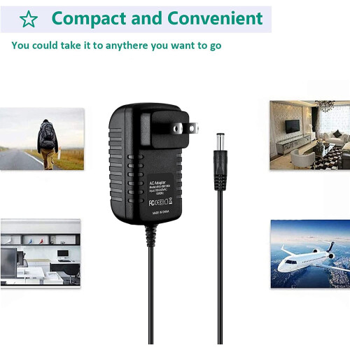 9V AC DC Adapter for Casio Keyboard, Universal Power Supply 100V240V Input, Stable Power Output 2