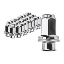 Full Set 24pcs 21mm Hex Wheel Lug Nuts for Toyota Lexus Front and Rear 1.85 Inch Fit