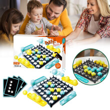 Family Bouncing Ball Game for 2-4 Players, 27.5cm Desktop Fun