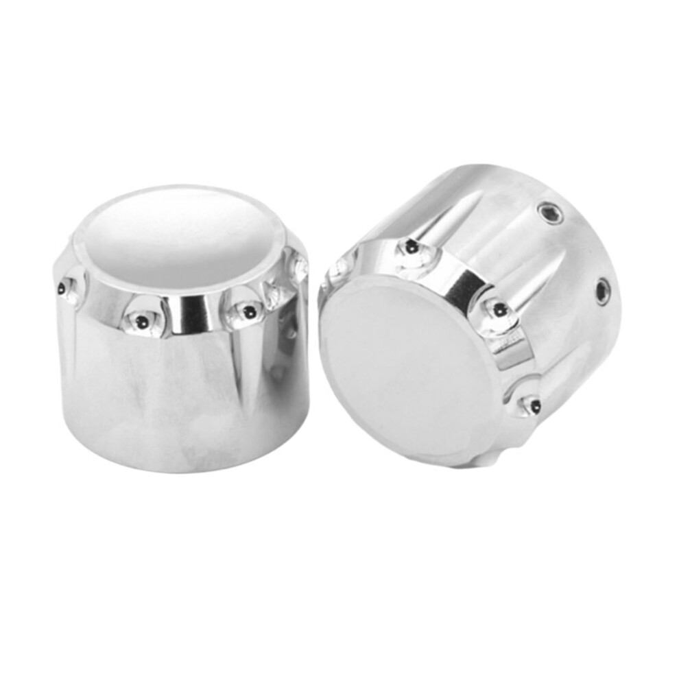 Aluminum Motorcycle Axle Cap Cover With Durable Protection For Harley Xl883 Xl1200 X48 Silver 9053599216223