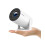 2025 Mini Projector with WiFi and Bluetooth, 4K Support, Auto Keystone, 180 Rotation, White 1