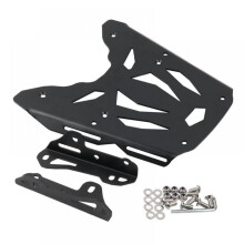 Motorcycle Rear Cargo Rack with Support Bracket for KLE650 20152023, Secure Luggage Platform